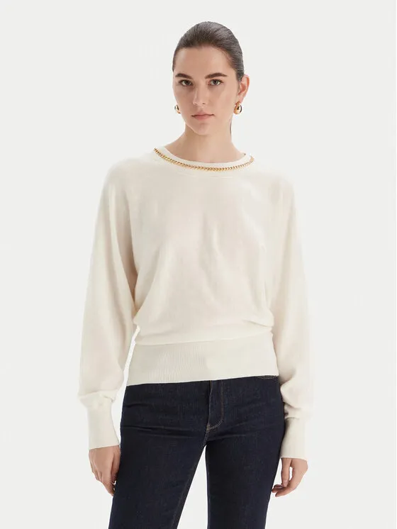 Πουλόβερ · Εκρού · Regular Fit