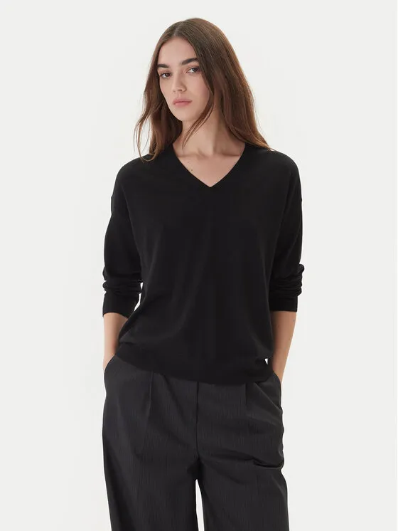 Πουλόβερ · Μαύρο · Regular Fit