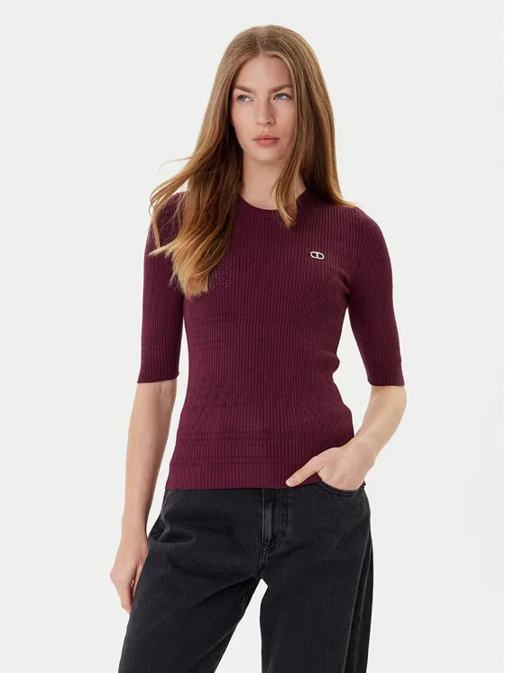 Πουλόβερ · Μπορντό · Regular Fit