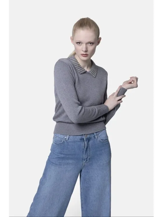 Πουλόβερ · Γκρι · Regular Fit