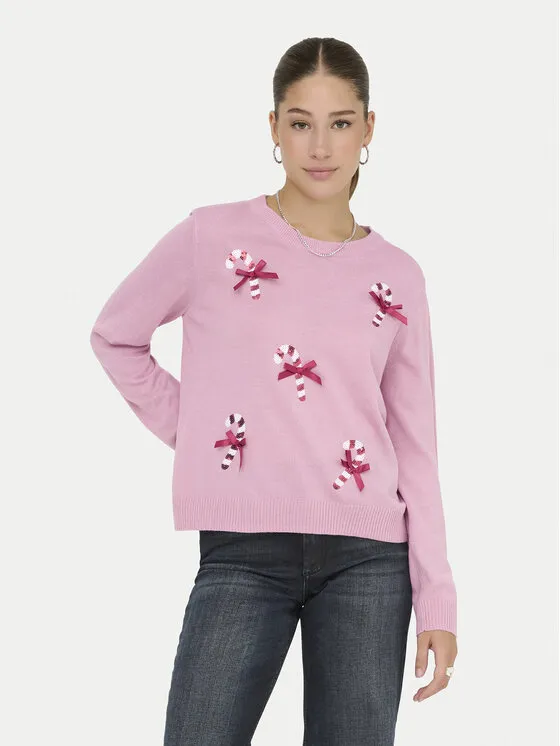 Πουλόβερ · Ροζ · Regular Fit