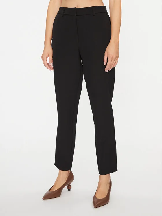 Παντελόνι υφασμάτινο · Μαύρο · Regular Fit