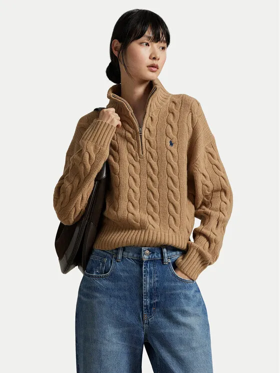 Πουλόβερ · Μπεζ · Relaxed Fit