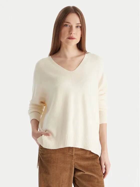 Πουλόβερ · Εκρού · Relaxed Fit