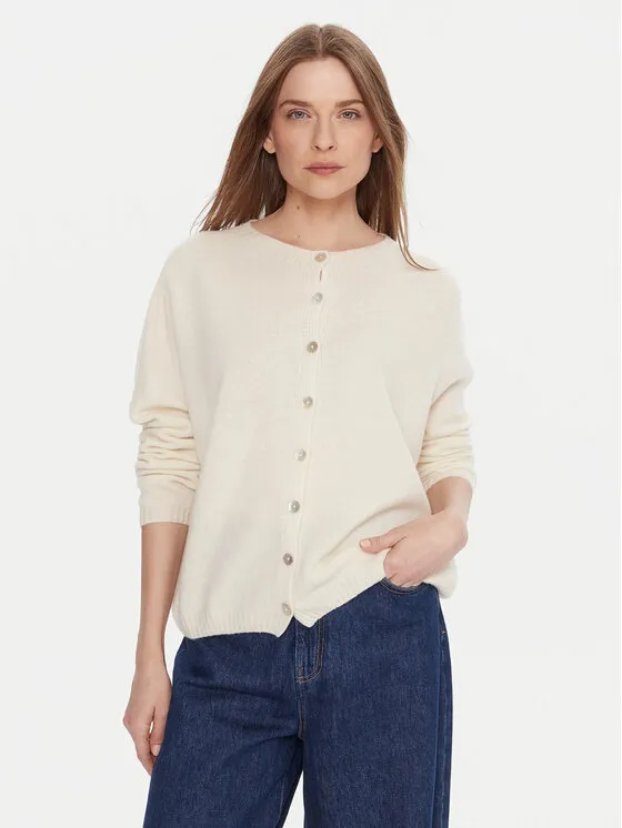 Ζακέτα · Εκρού · Relaxed Fit