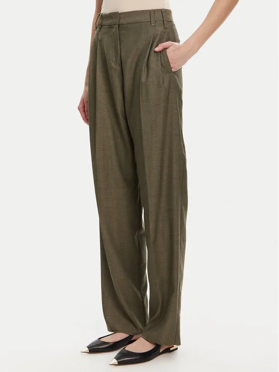 Παντελόνι υφασμάτινο · Χακί · Relaxed Fit