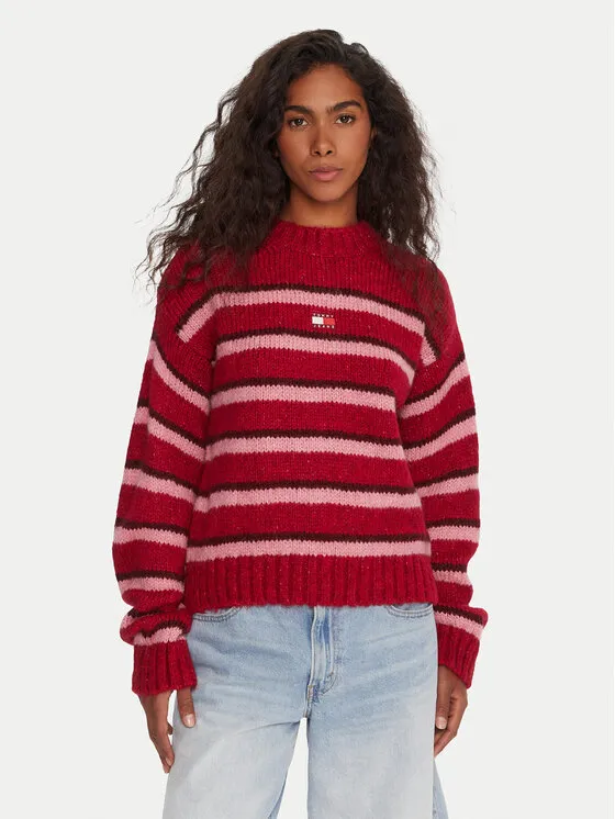 Πουλόβερ · Κόκκινο · Relaxed Fit