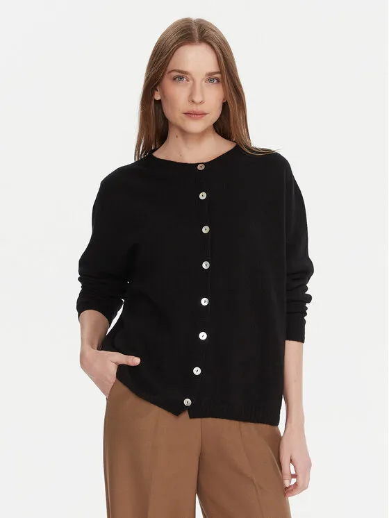 Ζακέτα · Μαύρο · Relaxed Fit