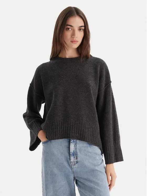 Πουλόβερ · Γκρι · Relaxed Fit