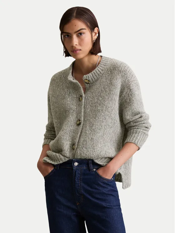 Ζακέτα · Γκρι · Relaxed Fit
