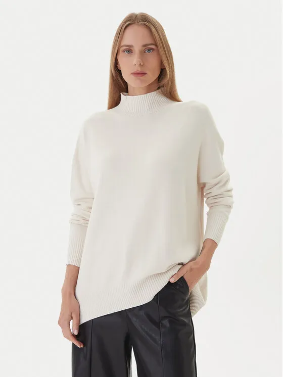 Πουλόβερ · Εκρού · Relaxed Fit