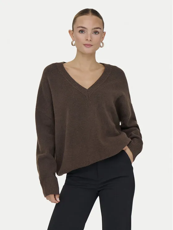 Πουλόβερ · Καφέ · Relaxed Fit