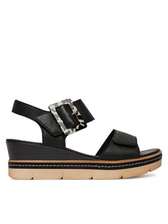 Σανδάλια · Μαύρο · 6 cm