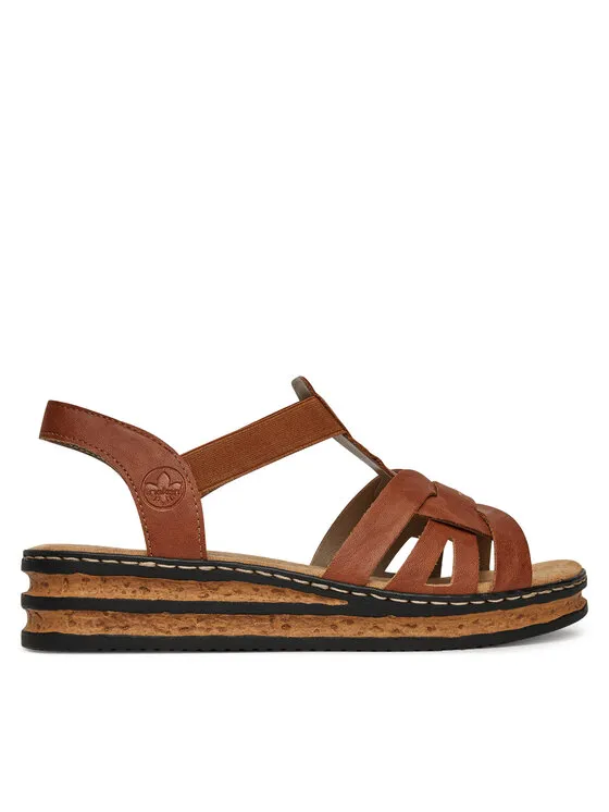 Σανδάλια · Καφέ · 4 cm