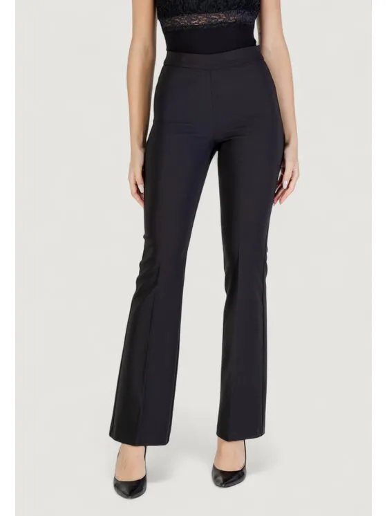 Rinascimento Παντελόνι Palazzo · Μαύρο · Regular Fit
