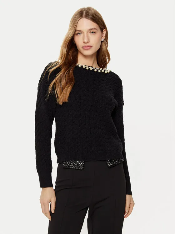 Πουλόβερ · Μαύρο · Regular Fit