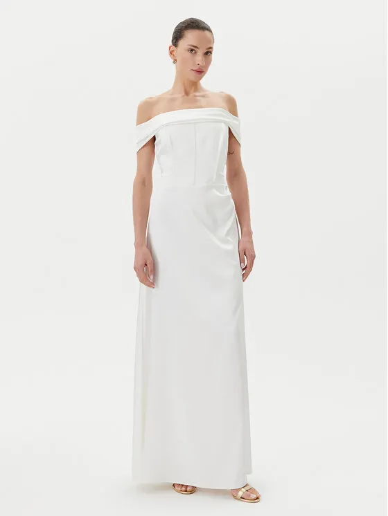 Φόρεμα βραδινό · Λευκό · Maxi