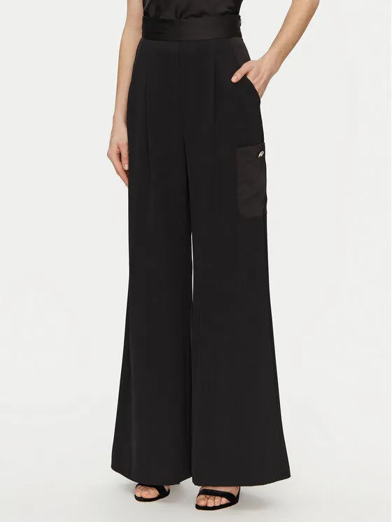 Παντελόνι υφασμάτινο · Μαύρο · Regular Fit