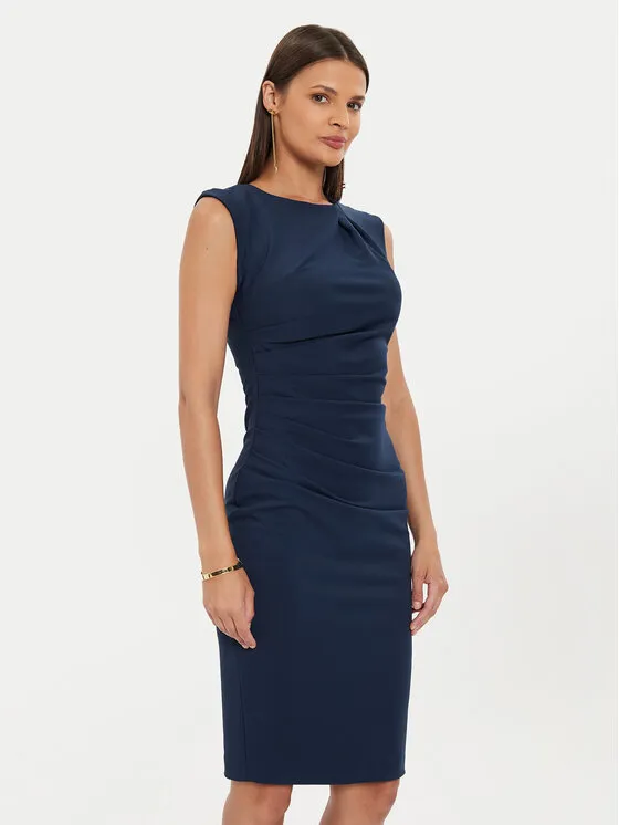 Φόρεμα κοκτέιλ · Σκούρο μπλε · Midi