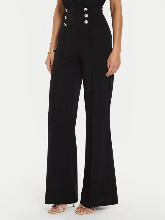 Παντελόνι υφασμάτινο · Μαύρο · Regular Fit