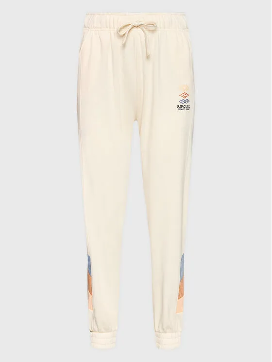 Rip Curl Παντελόνι φόρμας · Εκρού · Regular Fit