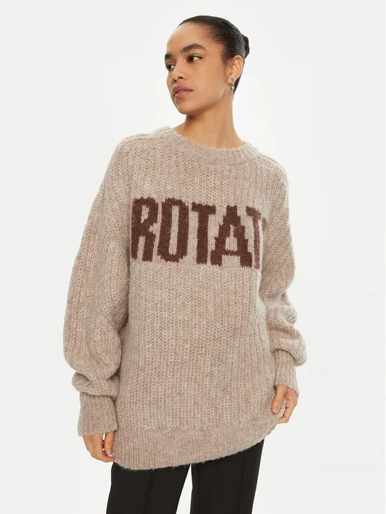 ROTATE Πουλόβερ · Καφέ · Regular Fit