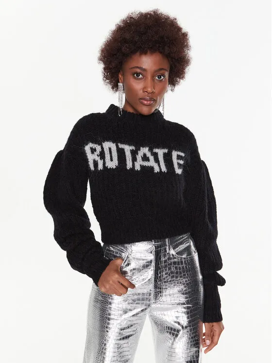 ROTATE Πουλόβερ · Μαύρο · Regular Fit