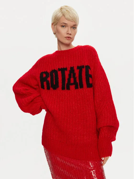 ROTATE Πουλόβερ · Κόκκινο · Relaxed Fit
