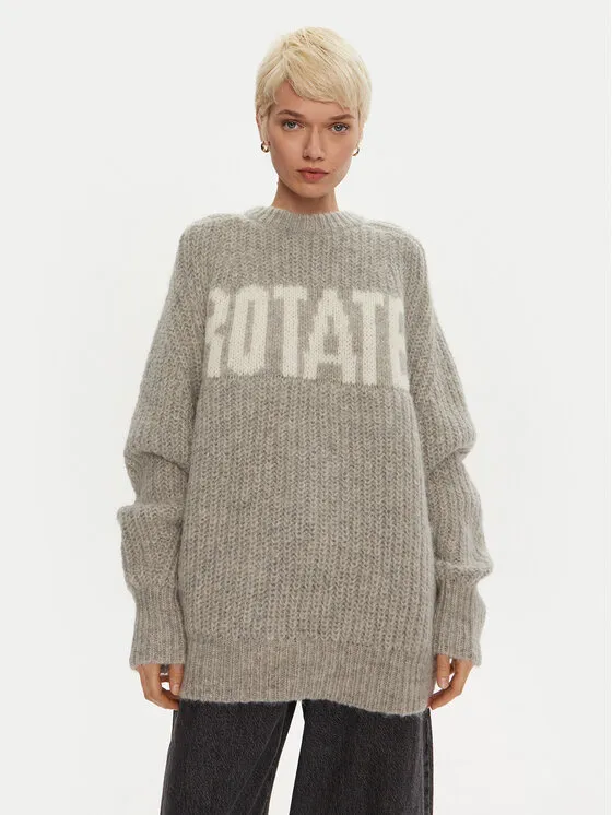ROTATE Πουλόβερ · Γκρι · Relaxed Fit