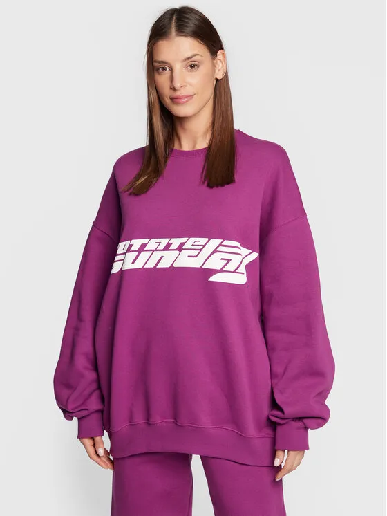 ROTATE Μπλούζα · Μωβ · Relaxed Fit