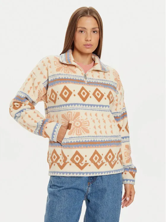 Fleece · Μπεζ · Relaxed Fit