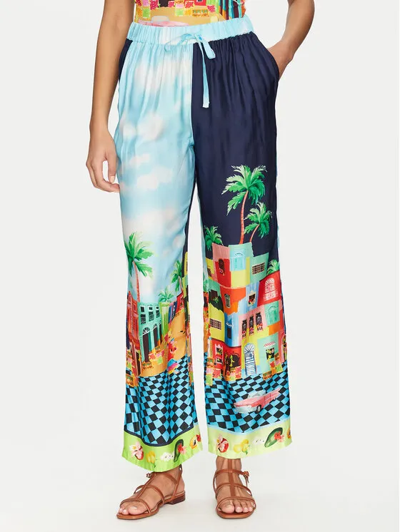 Seafolly Παντελόνι υφασμάτινο · Έγχρωμο · Relaxed Fit