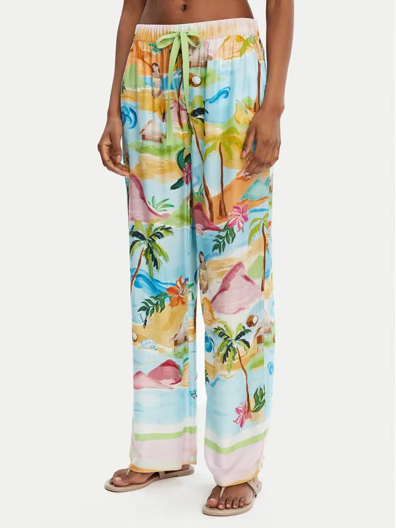 Seafolly Παντελόνι υφασμάτινο · Έγχρωμο · Relaxed Fit