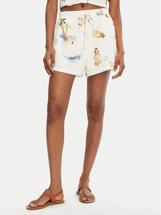 Seafolly Σορτς υφασμάτινο · Εκρού