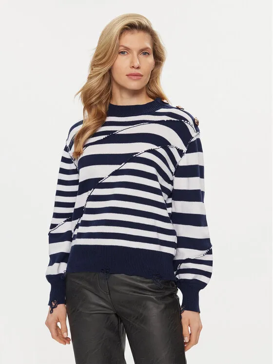 Silvian Heach Πουλόβερ · Σκούρο μπλε · Regular Fit