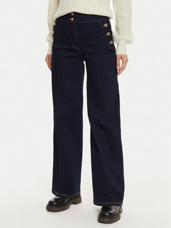 Silvian Heach Τζιν · Σκούρο μπλε · Regular Fit