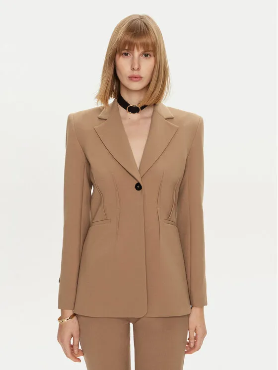 Simona Corsellini Σακάκι · Μπεζ · Regular Fit