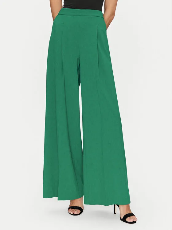 Simona Corsellini Παντελόνι Palazzo · Πράσινο · Regular Fit