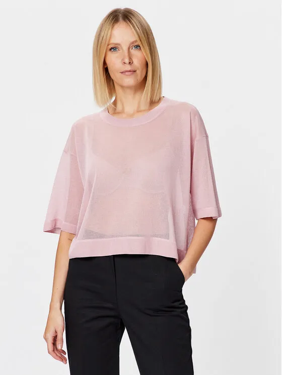 Sisley Πουλόβερ · Ροζ · Regular Fit