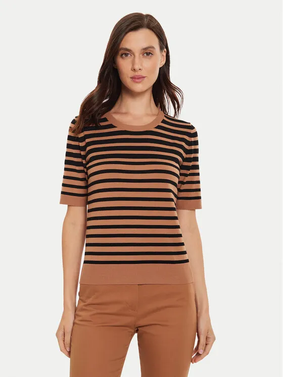 Sisley Πουλόβερ · Καφέ · Regular Fit