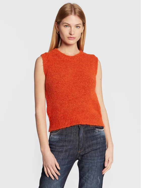 Sisley Πουλόβερ · Πορτοκαλί · Regular Fit