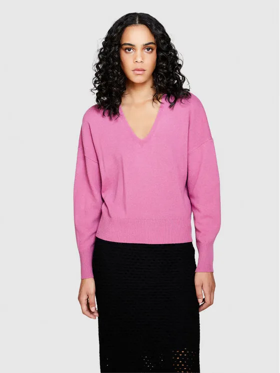 Sisley Πουλόβερ · Ροζ · Regular Fit