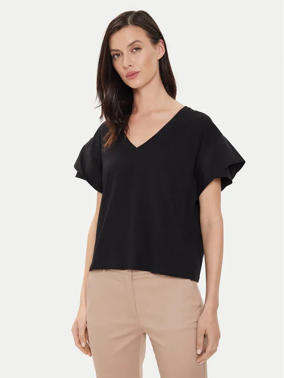 Sisley T-Shirt · Μαύρο
