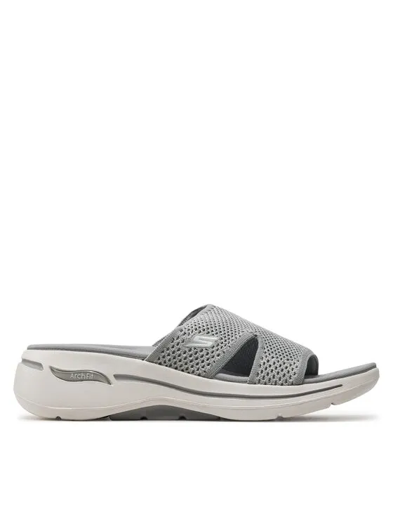Skechers Παντόφλες · Go Walk Arch Fit Sandal-Joyful 140274/GRY · Γκρι