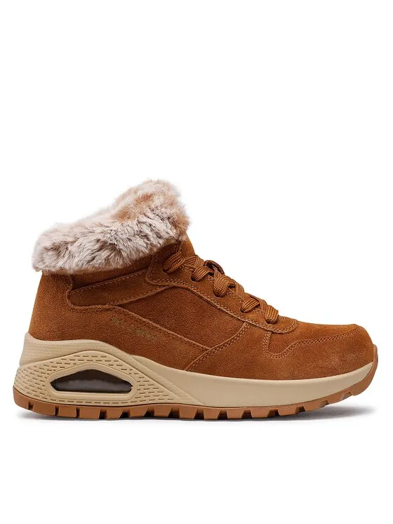 Skechers Μποτάκια · Καφέ