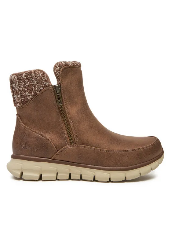 Skechers Μποτάκια · Καφέ
