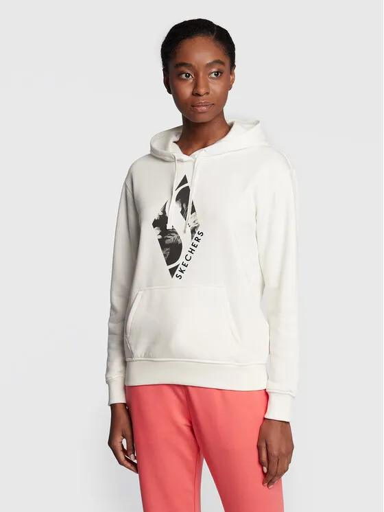 Skechers Μπλούζα · Λευκό · Regular Fit