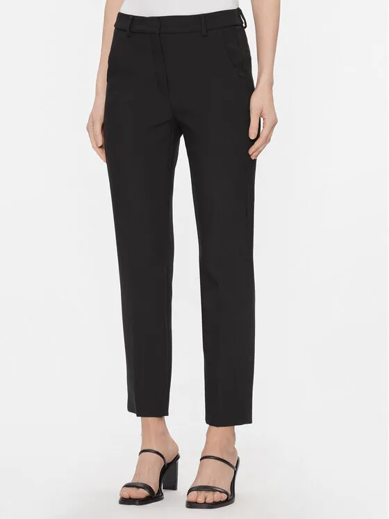 Παντελόνι υφασμάτινο · Μαύρο · Slim Fit