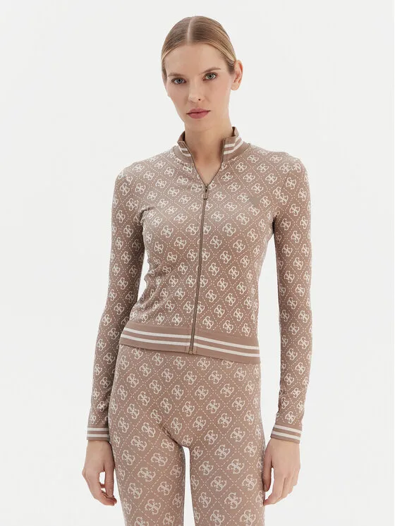 Μπλούζα · Καφέ · Slim Fit