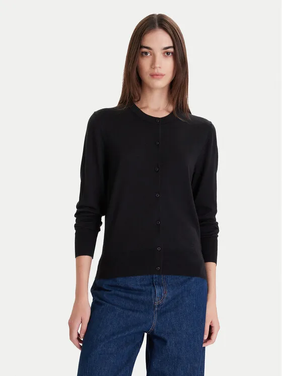 Ζακέτα · Μαύρο · Slim Fit